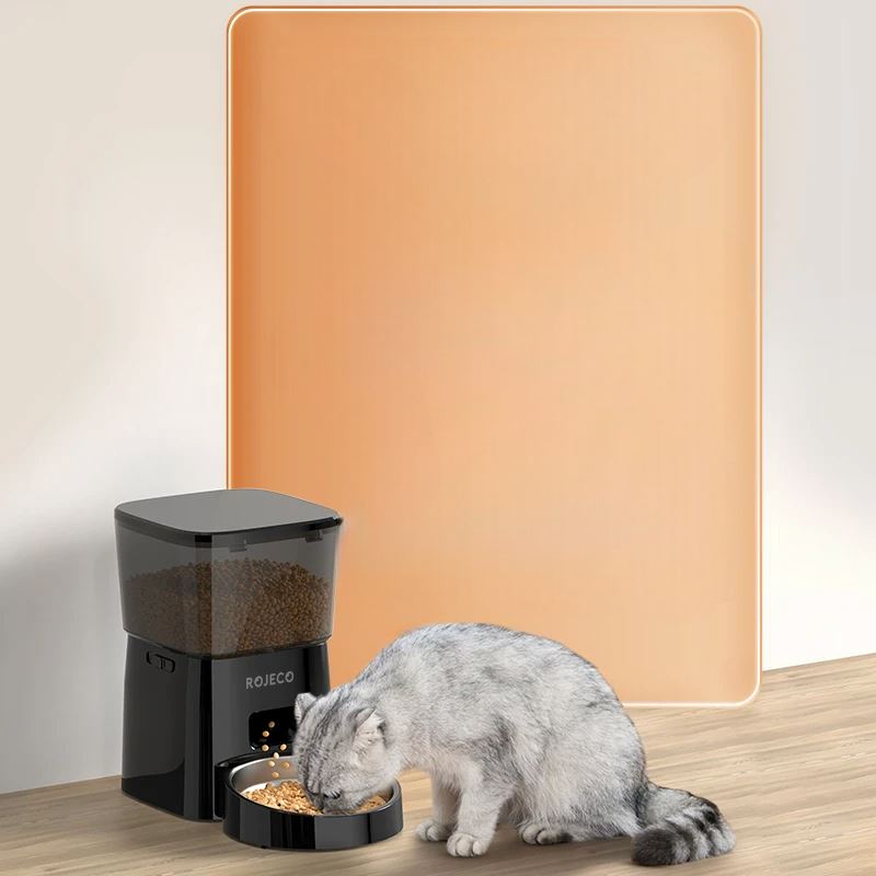 Distributeur Croquettes - AutomaticCatFeeder™ - Noir - Le Coin Des Félins