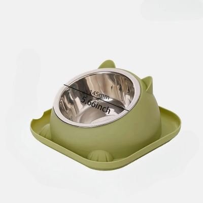 Gamelle Chat - CatTiltProof™ - Vert - Le Coin Des Félins